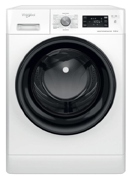 Машина прально-сушильна WHIRLPOOL FFWDB 864349 BV UA